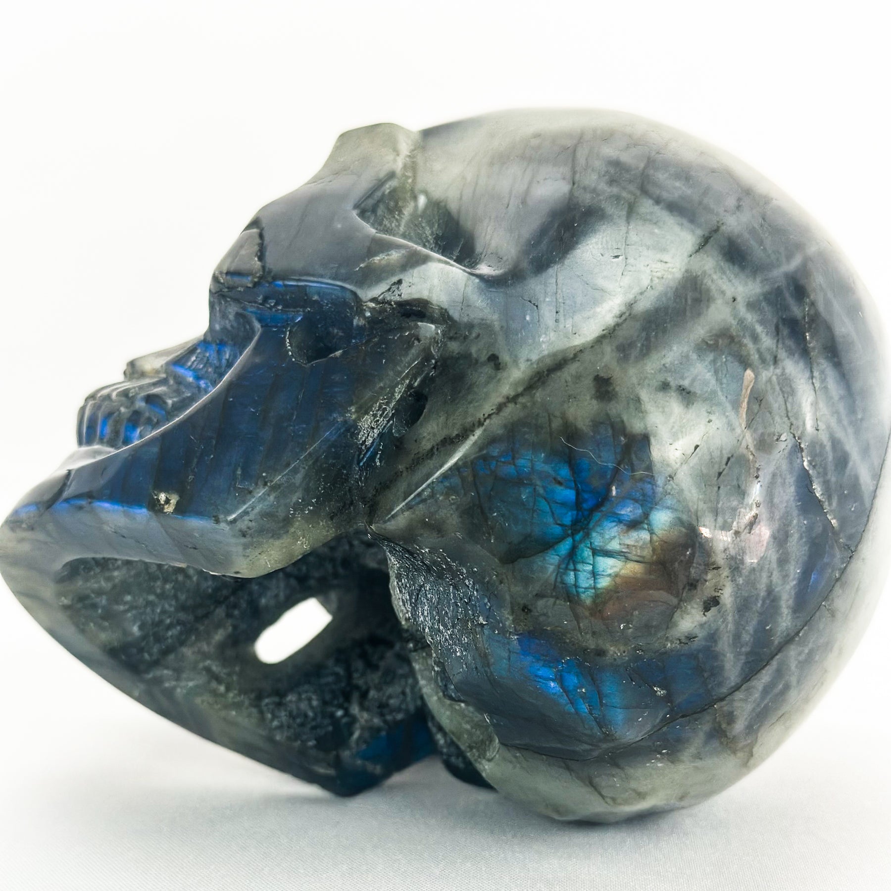 Labradorite Stone 4.25" Crystal Skull