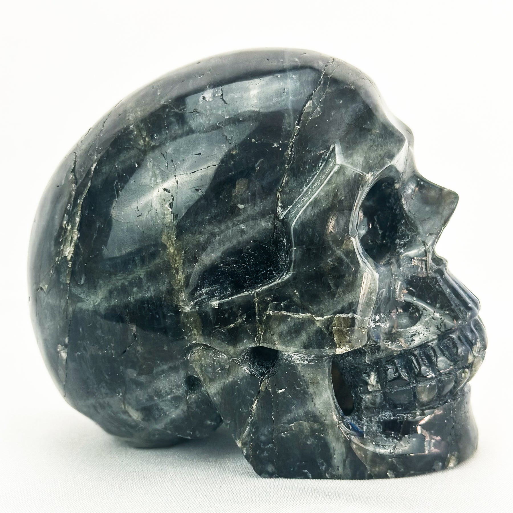 Labradorite Stone 4.25" Crystal Skull