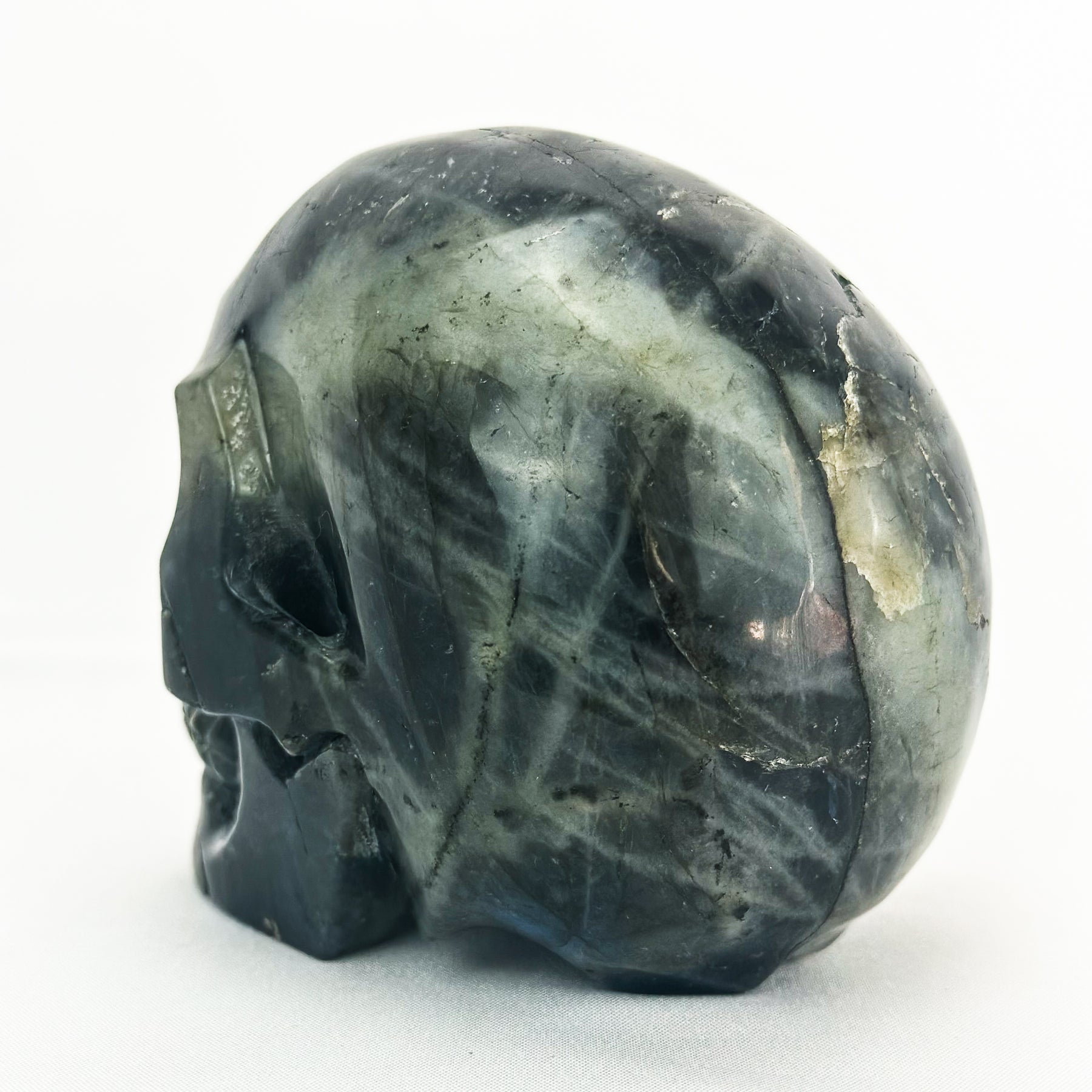 Labradorite Stone 4.25" Crystal Skull