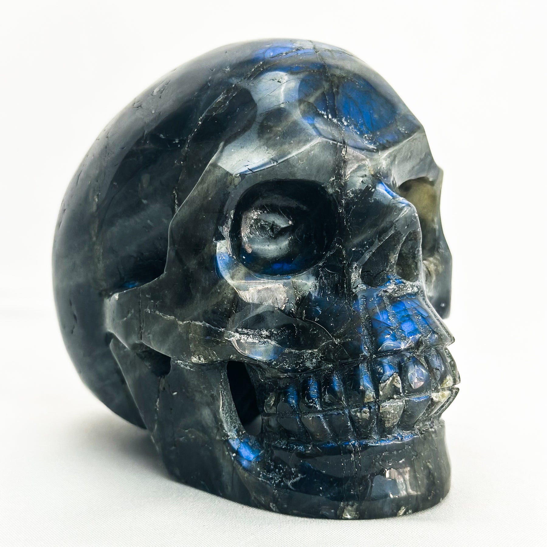 Labradorite Stone 4.25" Crystal Skull