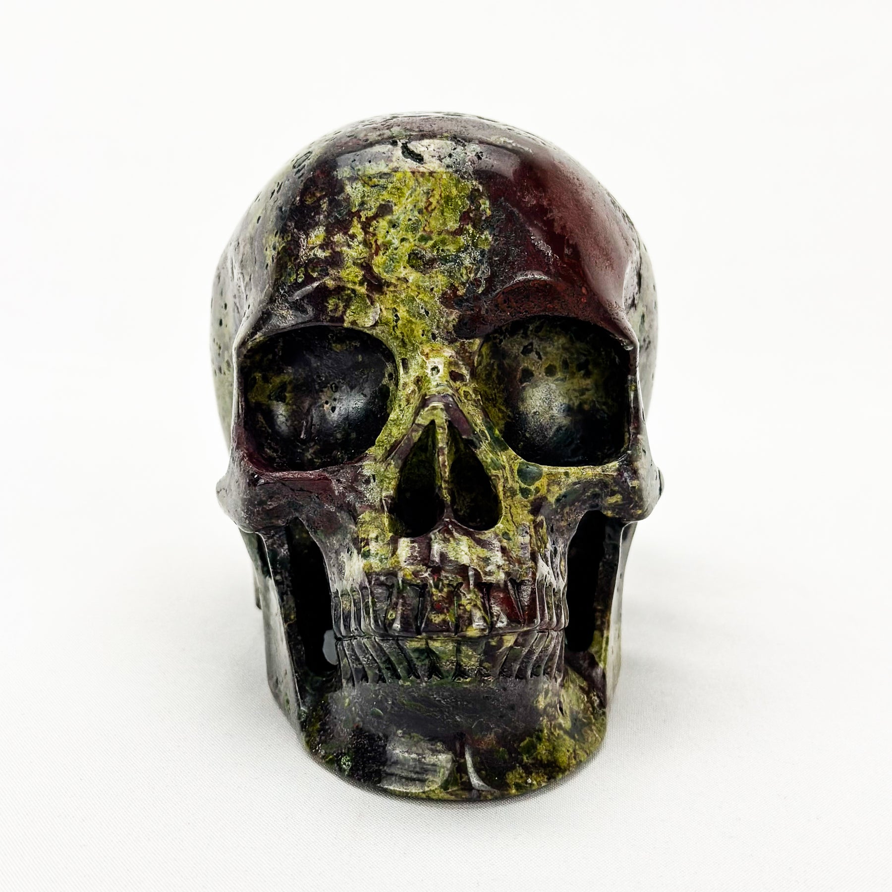 Dragon Bloodstone 4.75" Crystal Skull