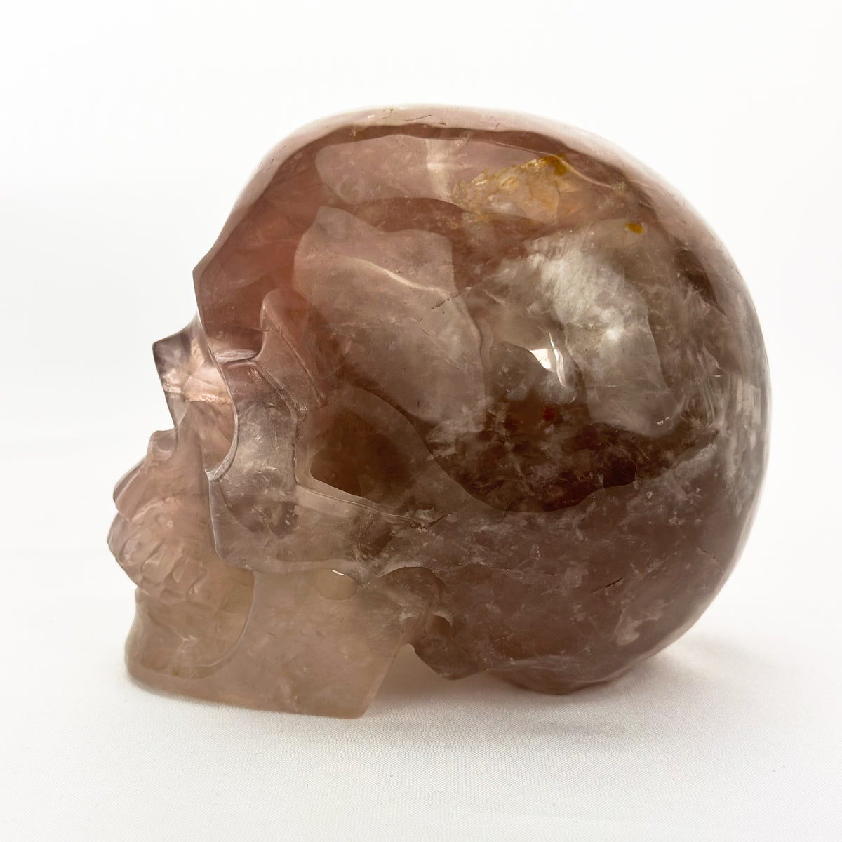 Rainbow Fluorite 4" Crystal Skull