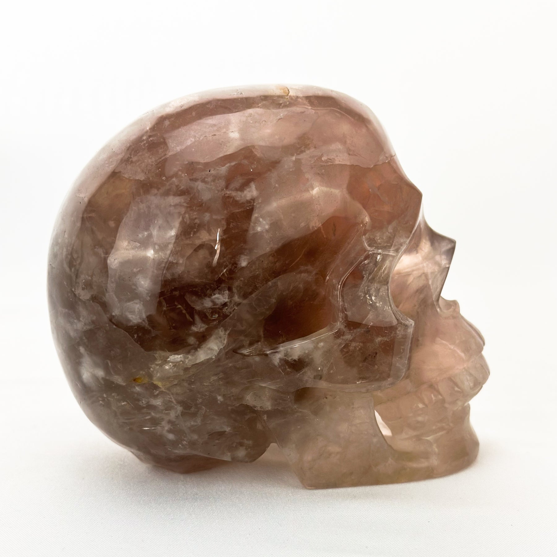 Rainbow Fluorite 4" Crystal Skull