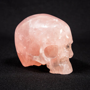 Smoky Quartz Jawless Crystal Skull - Large Hand Carved 4.75" Reiki Chakra Healing Crystal Skull Stones