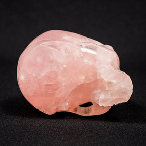 Smoky Quartz Jawless Crystal Skull - Large Hand Carved 4.75" Reiki Chakra Healing Crystal Skull Stones