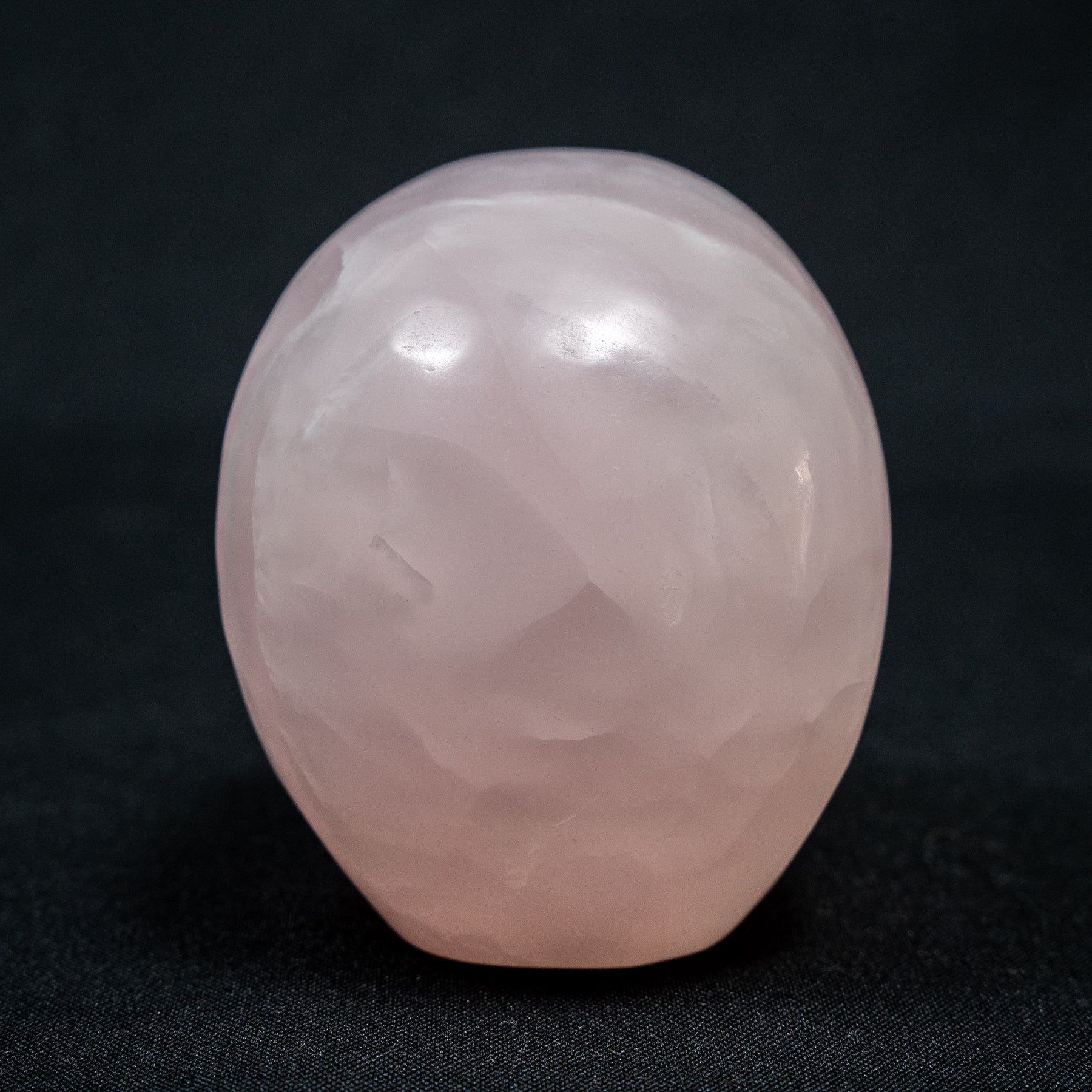 Pink Mangano Calcite Crystal Skull - Large Hand Carved 4.5" Reiki, Chakra Healing Crystal Skull Stones