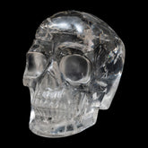 Ultra High Quality Smoky Quartz Crystal Skull - Large Hand Carved 3.75" Reiki Chakra Healing Crystal Skull Stones