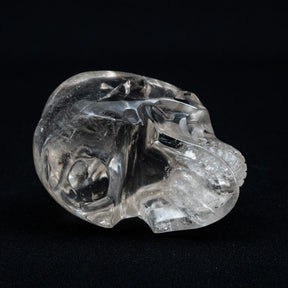 Ultra High Quality Smoky Quartz Crystal Skull - Large Hand Carved 4.25" Reiki Chakra Healing Crystal Skull Stones