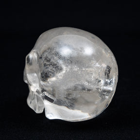 Ultra High Quality Smoky Quartz Crystal Skull - Large Hand Carved 4.25" Reiki Chakra Healing Crystal Skull Stones