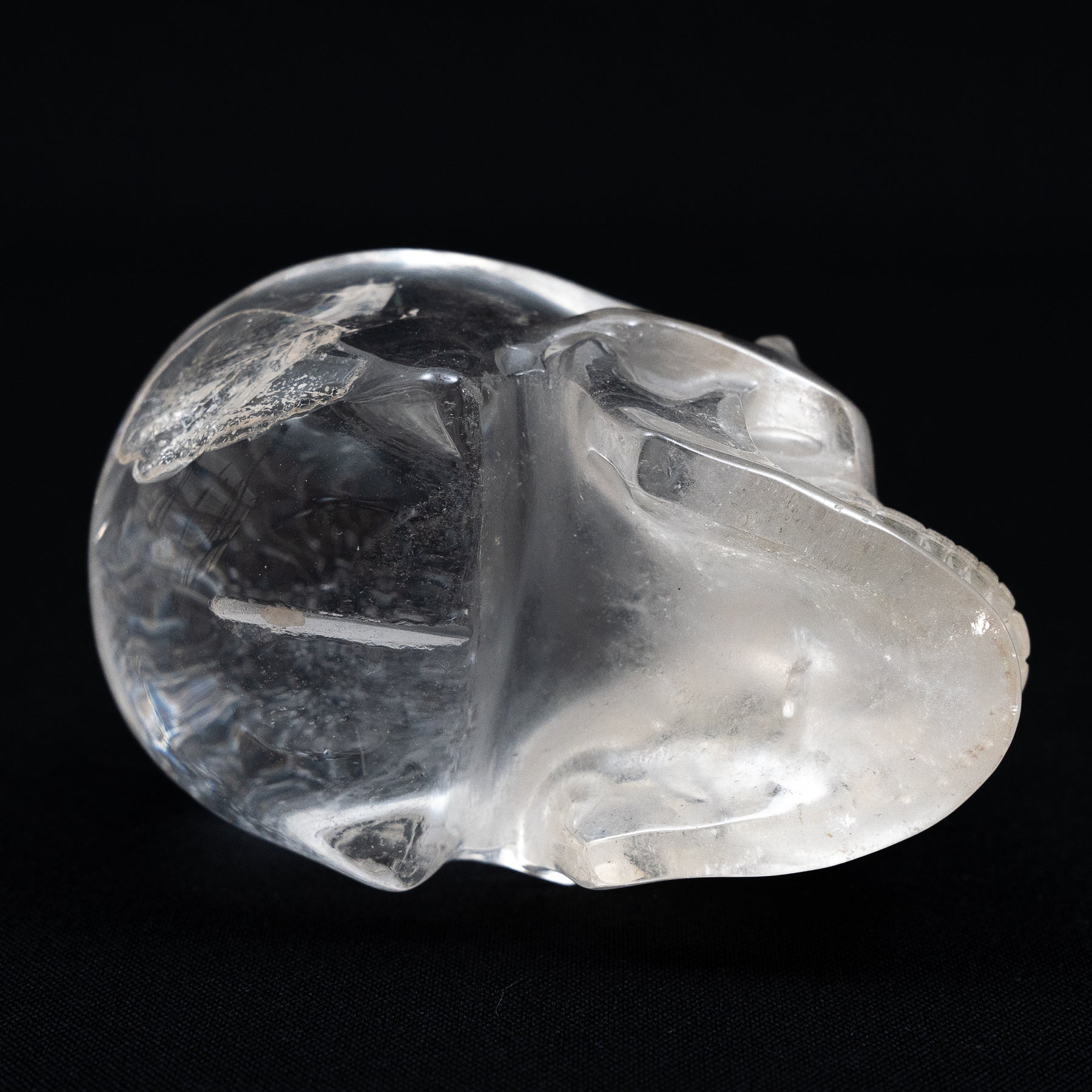 Ultra High Quality Smoky Quartz Crystal Skull - Large Hand Carved 4.25" Reiki Chakra Healing Crystal Skull Stones