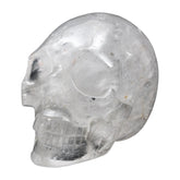 Clear Quartz Crystal Skull - Large Hand Carved 5" Reiki Chakra Healing Crystal Skull Stones