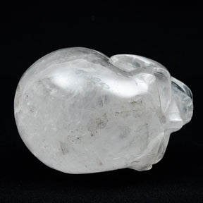 Clear Quartz Crystal Skull - Large Hand Carved 5" Reiki Chakra Healing Crystal Skull Stones