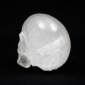 Clear Quartz Crystal Skull - Large Hand Carved 5" Reiki Chakra Healing Crystal Skull Stones