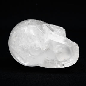 Clear Quartz Crystal Skull - Large Hand Carved 5" Reiki Chakra Healing Crystal Skull Stones