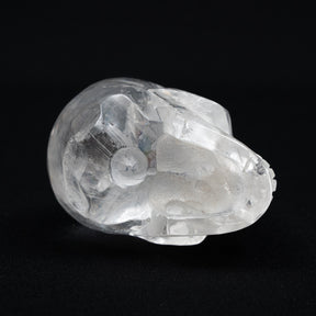 High Quality Clear Quartz Crystal Skull - Large Hand Carved 4.25" Reiki Chakra Healing Crystal Skull Stones