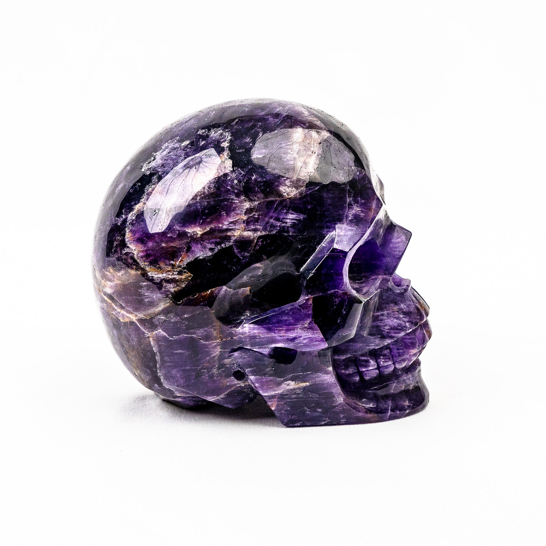 High Quality Amethyst 4.5" Large Crystal Skull