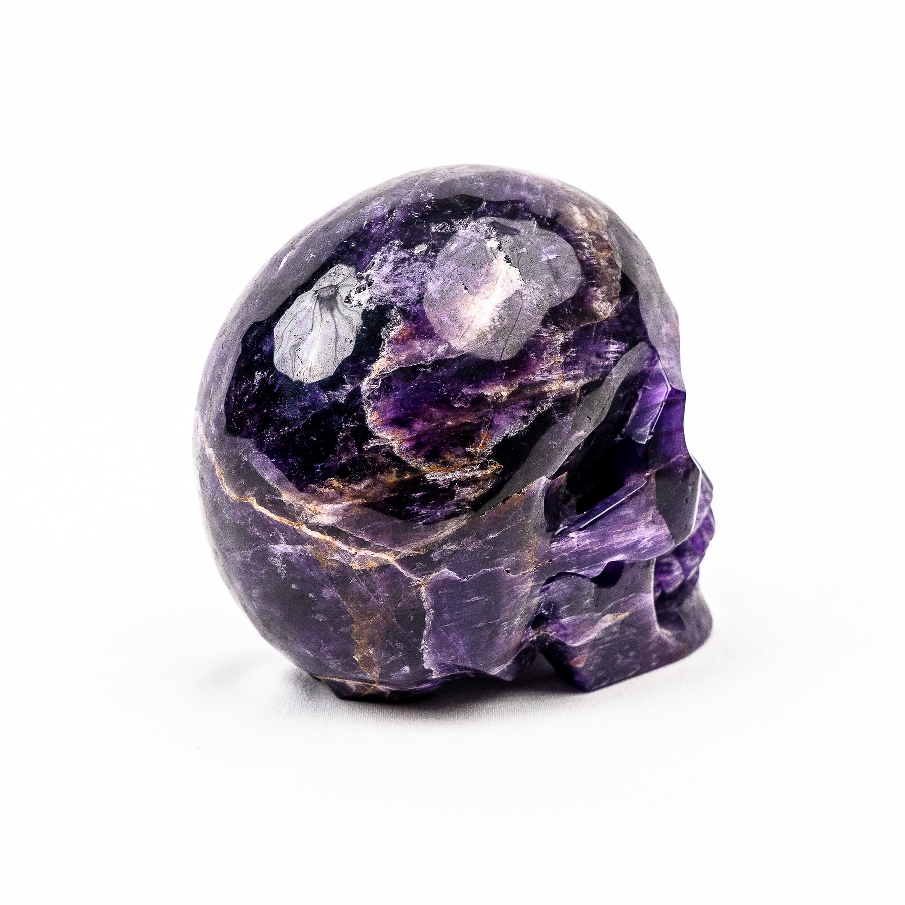 High Quality Amethyst 4.5" Large Crystal Skull