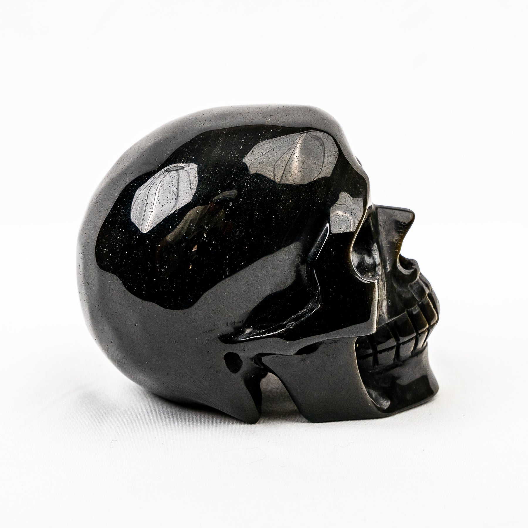 High Quality Gold Obsidian 4.5" Crystal Skull