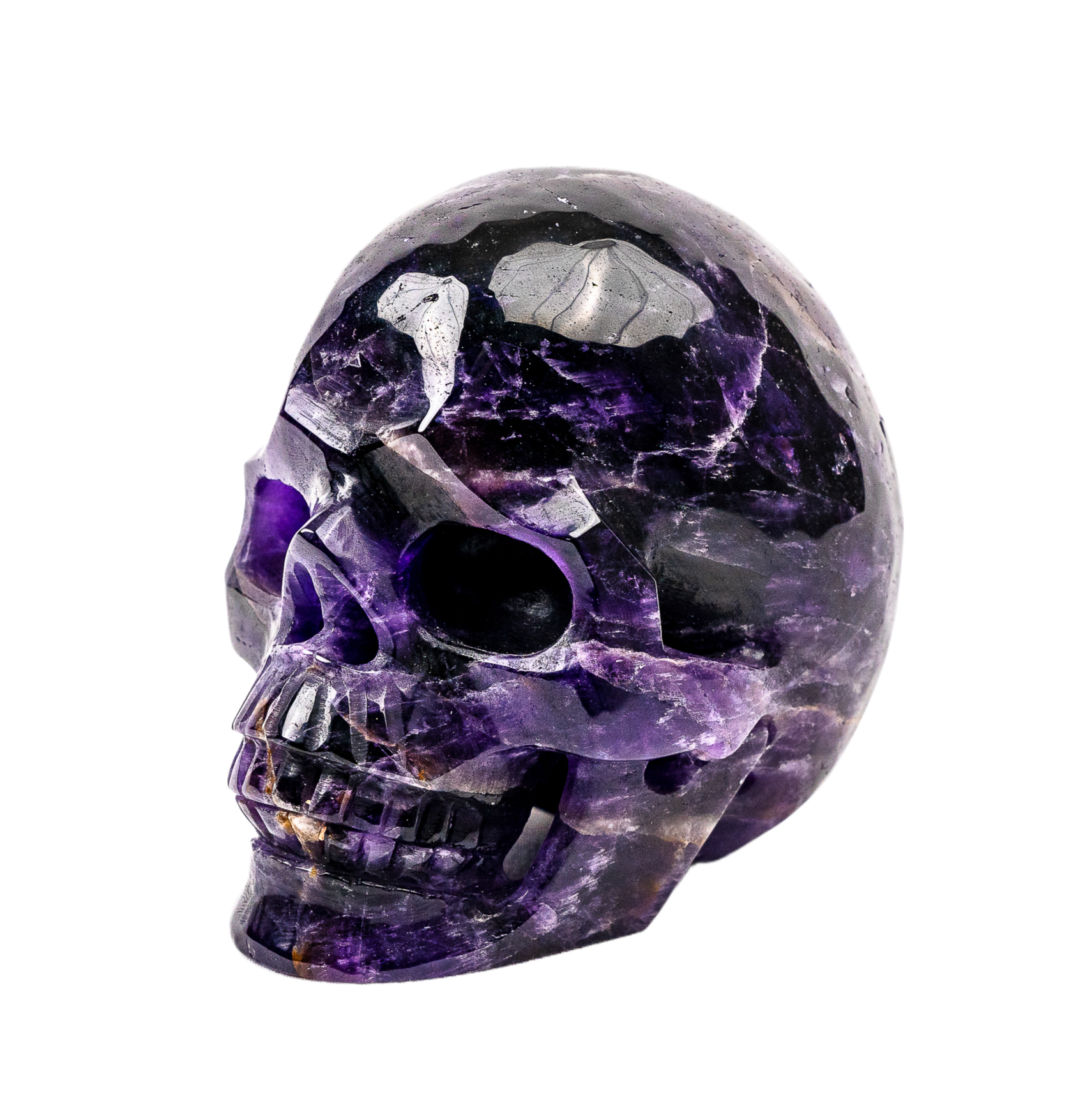 High Quality Amethyst 4.5" Large Crystal Skull