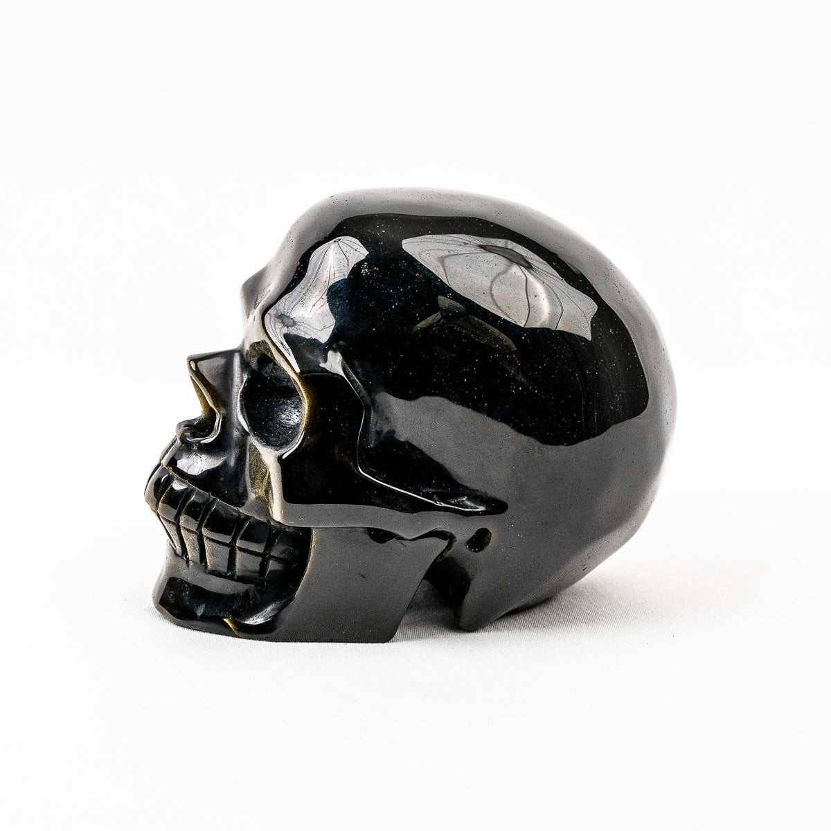 High Quality Gold Obsidian 4.5" Crystal Skull