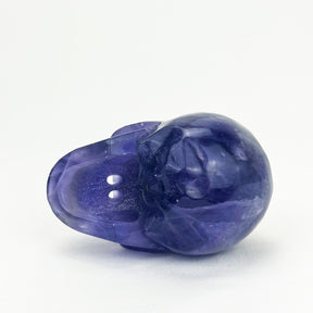 Indigo Purple Fluorite 3.75" Crystal Skull