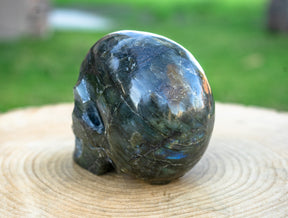 Labradorite Stone 4.75" Crystal Skull