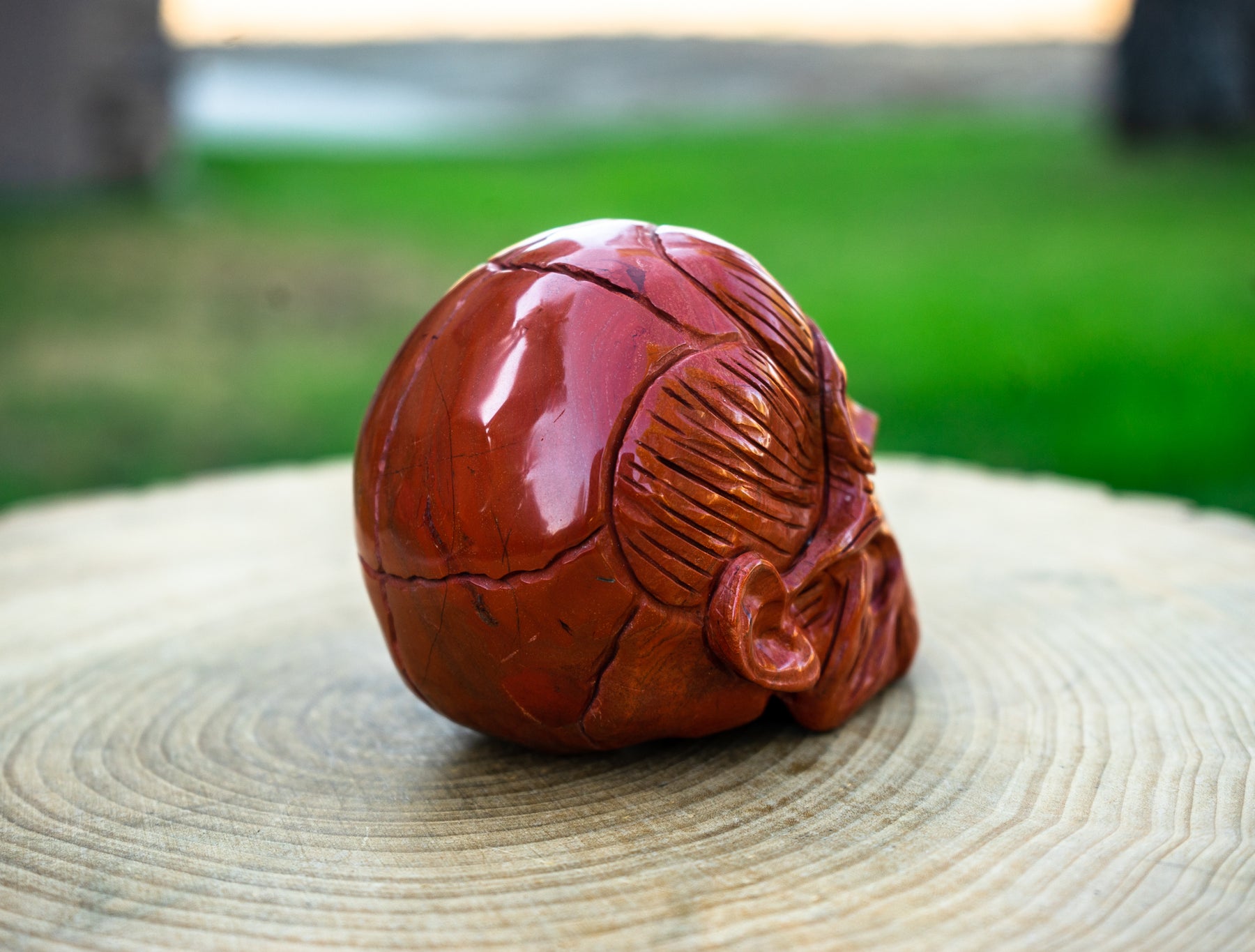 Red Jasper 4" Crystal Skull Titan