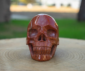 Red Jasper 4.5" Crystal Skull