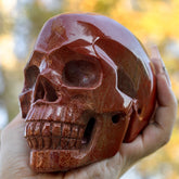 Red Jasper 4.5" Crystal Skull