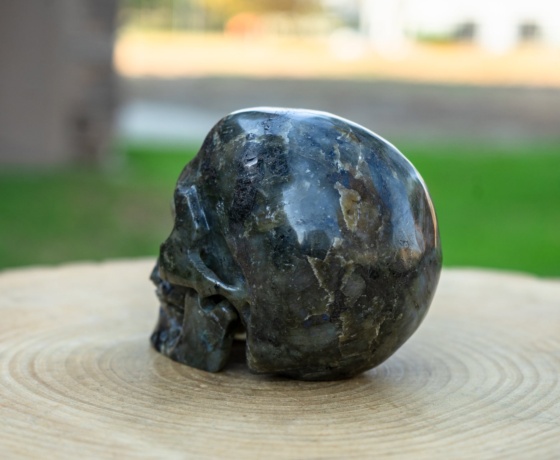 Labradorite 4.5" Crystal Skull