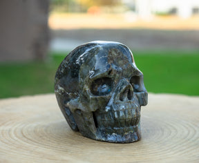 Labradorite Stone 4.5" Crystal Skull