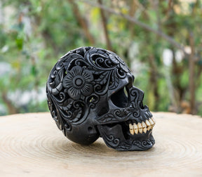 Dia de los Muertos 4.5" Wooden Sugar Skull